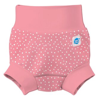 Splash About Nové Plavky Happy Nappy Pink Dotty Vel. XL
