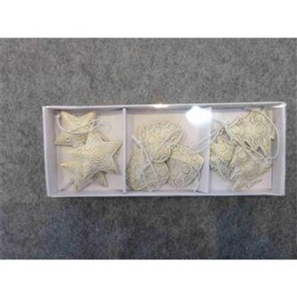 Vánoční dekorace k zavěšení, 9 ks K4371