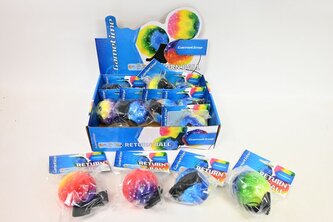 Piłka superodbij.z gumką 12szt/box 621852 27405