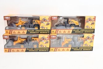 Auta budowlane 14-22cm metal 4rodz H13655 45307