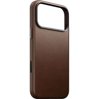 Nomad Traditional Leather Case MagSafe kožený kryt iPhone 17 Pro Max Brown