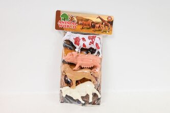 Zwierzęta dom/farma 4szt 12-14cm H13809 49633