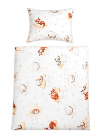 Povlečení do postýlky, 2D sada - Na obláčku, 135x100; 135x100