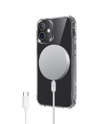 Bezdrátová nabíječka WG FAST MAGNET 15W Qi2+ kabel Type-C - bílá