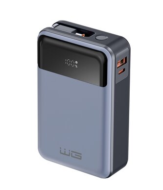 Powerbanka 20000 mAh 2xUSB/65W + kabel Type-C - černá