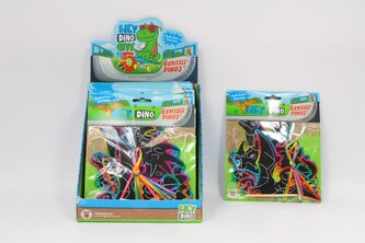 TREND zdrapywanka dino kolor 6szt 12/opak 957009