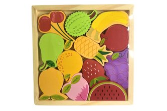 Puzzle drewniane owoce/warzywa 221 06805 Puzzle drewniane owoce/warzywa 221 06805