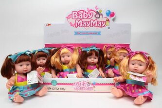 Lalka 25cm z dźwiękiem 2rodz HLH107 40807