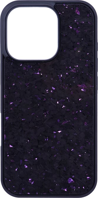 Pouzdro MystiQ s podporou MagSafe iPhone 16 Pro - černo-fialové Pouzdro MystiQ s podporou MagSafe iPhone 16 Pro - černo-fialové