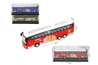 Autobus 12cm w pudełku 2rodz 6kol HX230 52831