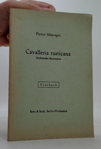 Cavalleria rusticana Textbuch