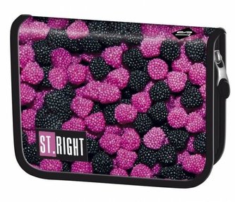 Piórnik dwuklapkowy bez wyposażenia Owoce Leśne