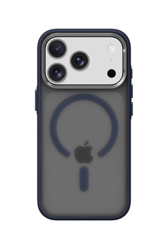 Pouzdro Matte Frame s podporou MagSafe iPhone 17 Pro - modré Pouzdro Matte Frame s podporou MagSafe iPhone 17 Pro - modré