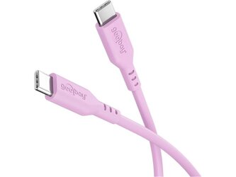 Kabel GOOBAY 77746 USB-C/USB-C 1,5m Pink