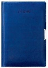 Kalendarz 2026 A6 kieszonkowy tygodniowy niebieski