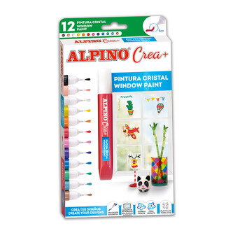 Alpino Crea okenní barvy 12ks