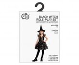 Strój dla dzieci Czarna Czarownica rozm. 130/140cm