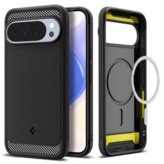 Spigen Rugged Armor MagSafe, matte black - Google Pixel 10 Pro XL