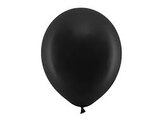 Balony Rainbow 30cm pastelowe, czarny: 1op./100szt.