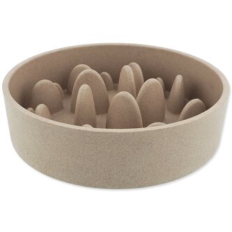 Miska Dog Fantasy proti hltání EcoStyle béžová 21cm, 1350ml