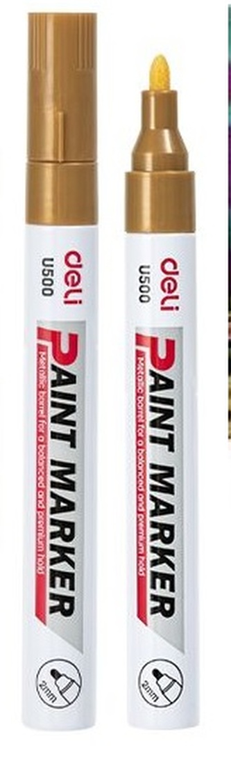 DELI marker olejowy 2mm złoty