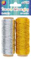 Provázky 1,5 mm 10 m stříbrný a zlatý