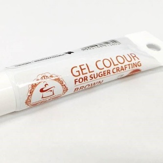Food Colours gelová barva tuba (Brown) hnědá 20 g