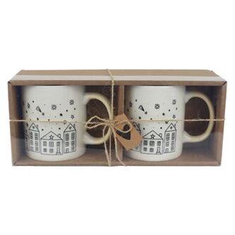 Porcelánový hrnek, 2 ks X7635/ S2