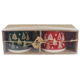 Keramický hrnek, 2 ks X7649