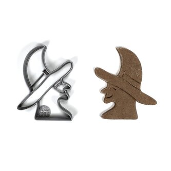 Čarodějnice hlava vykrajovátko/formička