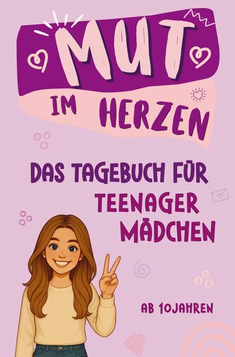 Mut im Herzen - Tagebuch für Teenager Mädchen