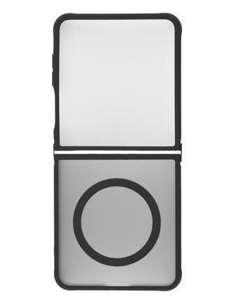 Pouzdro Matte Frame s podporou MagSafe Samsung Galaxy Z Flip 7 5G - černé