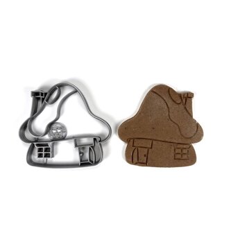 Domek z houby vykrajovátko/formička