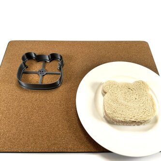 Hlava medvěda vykrajovátko na tousty/sendviče