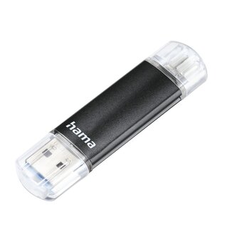 Hama USB flash disk Laeta Twin, USB 3.0, 64 GB, 40 MB/s, USB-A - micro USB Hama USB flash disk Laeta Twin, USB 3.0, 64 GB, 40 MB/s, USB-A - micro USB