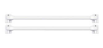 Vitrážová tyč - vitrážka 2 kusy EASY SHAPE bílá 80 cm Mybesthome
