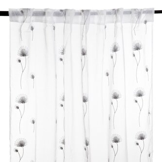 Firanka | SELLY | woalowa z haftem | 140x250 cm | 856773