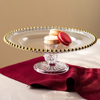 Patera | GOLDEN BALLS | na nóżce ze złotymi elemantami |  | 746086