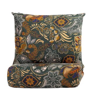 Pościel | TAPUA | bawełniana zielona | 135x200 + 1*80x80 cm | 712593