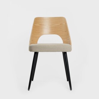 Krzesło | HELIC | naturalne | 48,5x54,5x76,5 cm | 712012