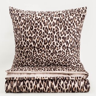 Pościel | SPOTS | z mikrofibry w panterkę | 140x200 + 1*70x80 cm | 756276