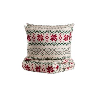 Pościel | WINTEY | flanelowa ze świątecznym wzorem | 160x200 cm | 700545