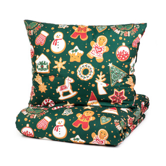 POŚCIEL | GRINCHY | z mikrofibry zmotywem świątecznym | 160x200 cm | 858593