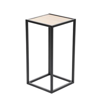 Kwietnik | ROH | metalowy czarny | 23x23x45 cm | 876719