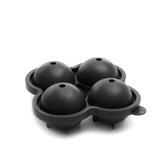 Forma | ALCOLE | na 4 kule silikonowa czarna | 16x16 cm | 891347