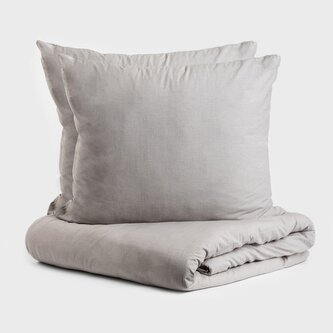 Pościel | GOSSY | bawełniana szara | 160x200 + 2*70x80 cm | 729478