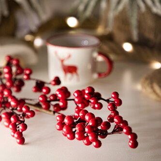 Gałązka | REETA | czerwona | 75 cm