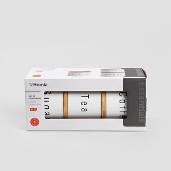 Zestaw pojemników | DEROS | na kawę, herbatę, cukier |  | 732522