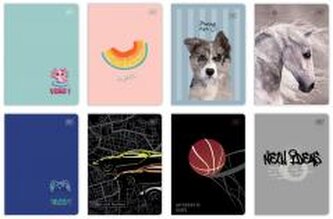 Zeszyt A5/32K kratka kolorowa 70g UV mix (10szt)