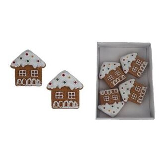 Perníčkový domeček, 4 ks X7206